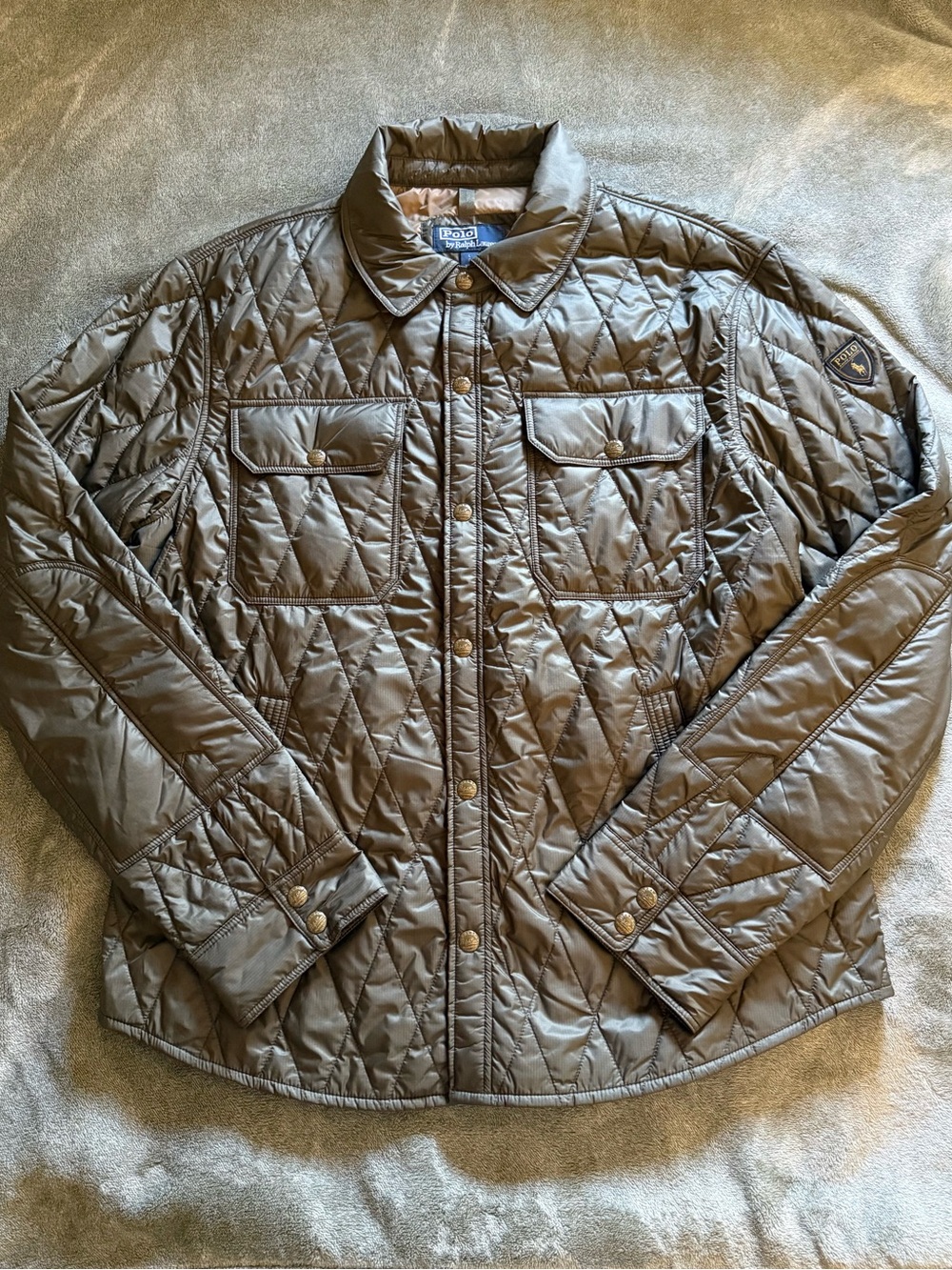 Polo Ralph Lauren Water-Repellent Quilted Jacket. Brand New. Size Large.